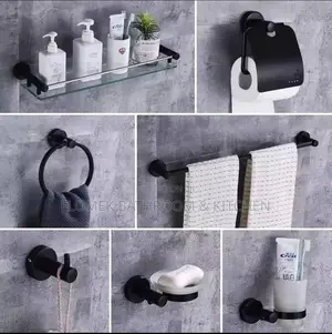 Black Coloured Bathroom Accessories