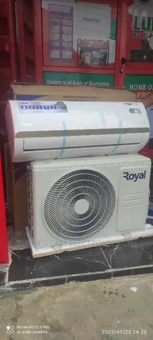 2024 >Royal Inverter 1.5hp AC Full Copper Fast Cooling 2yrs
