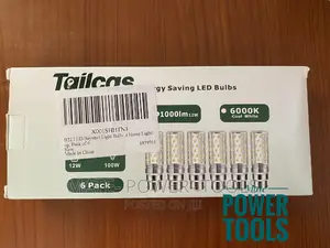 B22 LED Bayonet Light Bulbs Cool White 12W - Pack Of 6