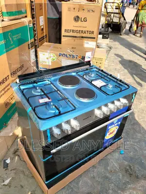 Maxi 4+2 Gas & Electric Automatic Oven & Grill Blue Flame