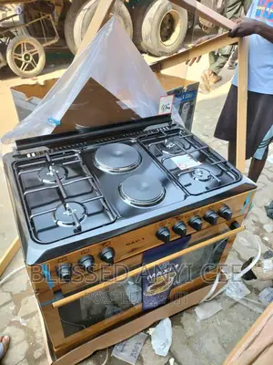 New Maxi Standing Gas Cooker (4+2) Automatic Oven Grill 90cm