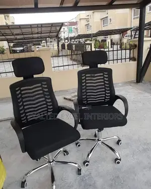 Unique Executive Office Swivel Mesh Chair With Head Rest