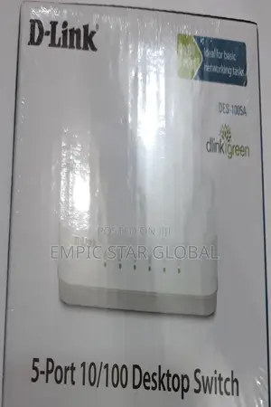 D-Link 5port Fast Ethernet Unmanaged Desktop Switch