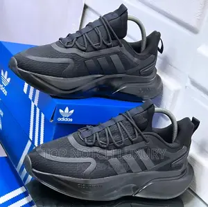 Original Adidas Alphabounce PLUS Sustainable All Black *.