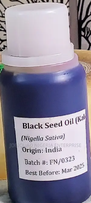 Black Organic Cold Press Seed Oils Known As Kalonji 100mls