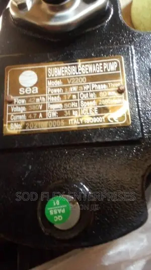 3hp Sewage Industrial Water Pump
