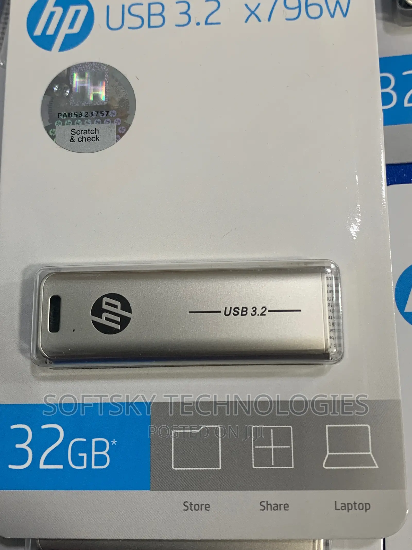 Hp 32gb 3.2 Usb Flash Drive X796w