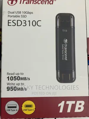 Transcend Dual Usb 1tb Portable Ssd Esd310c