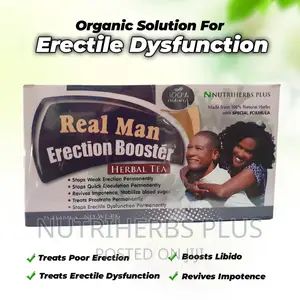 Real Man Booster Tea: 100% Cure for Erectile Dysfunction