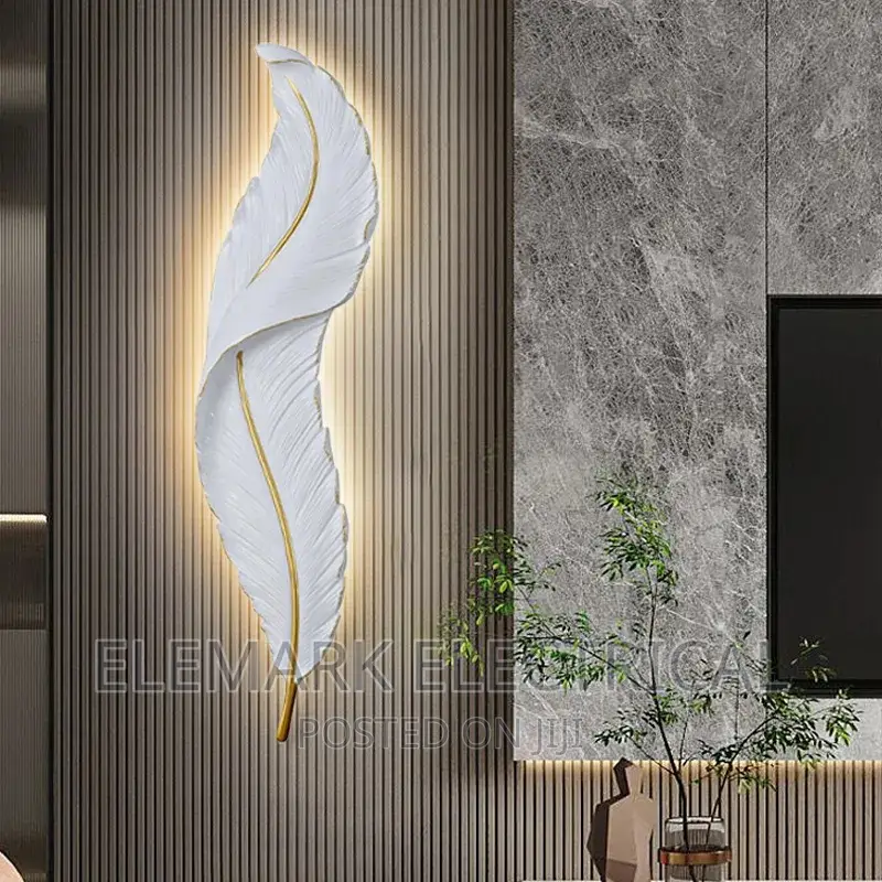Nordic Modern Creative Feather Light Led Wall Light