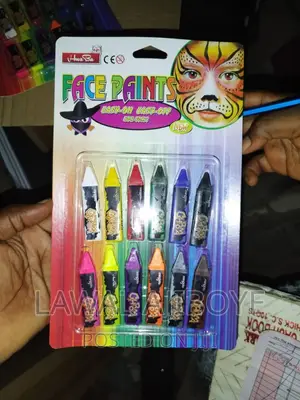 6 Colors Face Painting Pencils Splicing Structure Face Pain