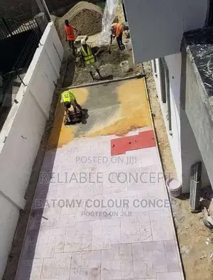 Stamped Concrete Floor