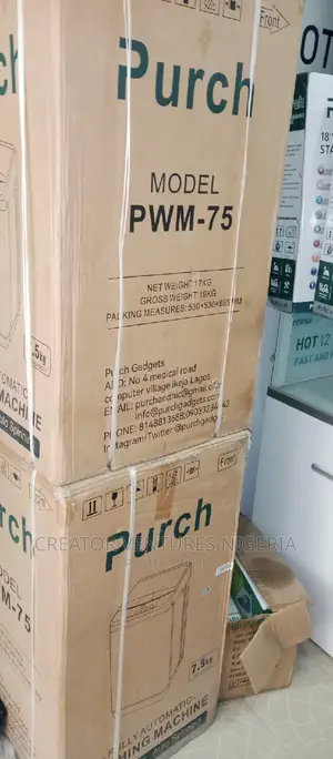 Top Loader Purch Automatic Washing Machine 7.5kg,Wash Spin