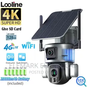 Dual Lens Two Way Audio Ai Security Tracking Camera PTZ