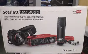 Scarlett 2i2 Third Generation With Microphone Headphone