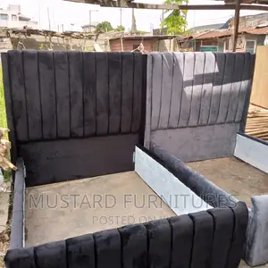 4.5X6, High Back Rest Padded Bedframe