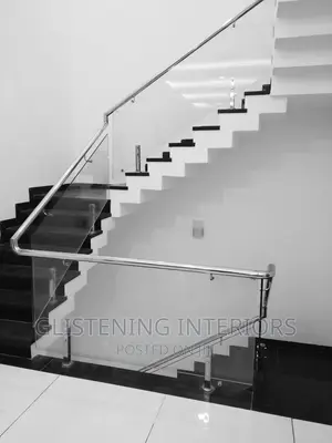 Staircase With Handrails