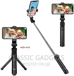 Q07 Bluetooth Integrated Selfie Stick With Light And Remote