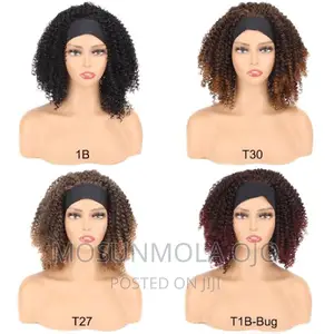 12 Inches Quality Glueless Synthetic Headband Hair Wig