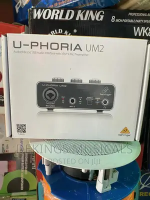 Behringer Um2 U-phoria Audio Interface Usb Sound Card