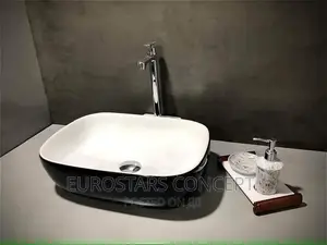 Black Ceramic Modern Wash Hand Basin