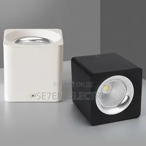 Ceiling Surface Mounting Cob Led Downlight.Square White 10w