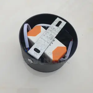 Ceiling Surface Mounting Cob Led Downlight.Round Black 10w