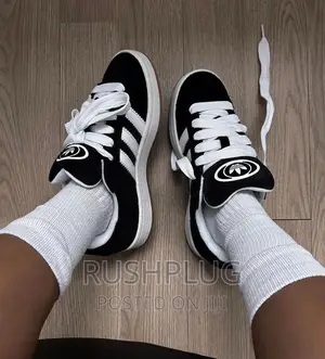 Luxury Adidas Campus CORE Black Sneakers