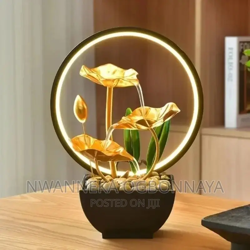 Fountain Water Circulating LED Ring Lights Decoration