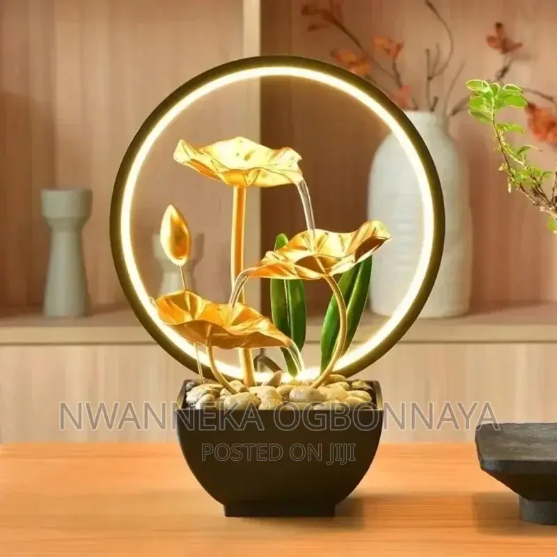 Fountain Water Circulating LED Ring Lights Decoration
