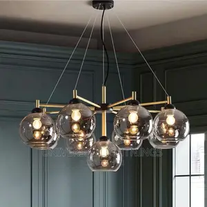 Transparent Glass Chandelier