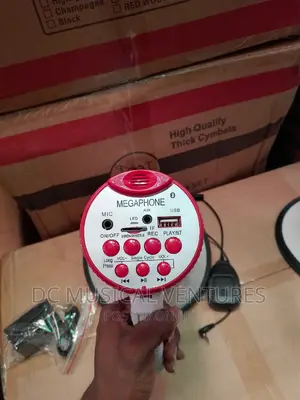 Rechargeable Megaphone Recording With Bluetooth USB