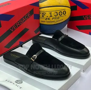 Men Versace Lùxury Flat Half Shoe