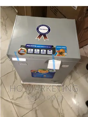 Polystar Chest Freezer 74 Litres-Silver