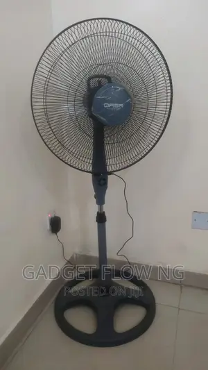 Qasa 18 Inches AC/DC Standing Fan + Remote