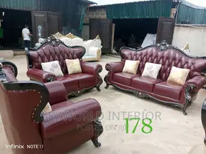 Executive Italian Royal Leather Sofa Chair