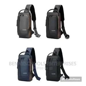 Leather Desiger Anti-Theft Crossbody Cross Hag With USB