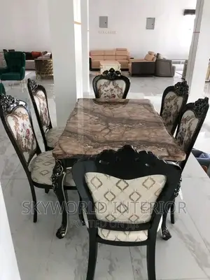 Royal Dinning Table With Six Chairs