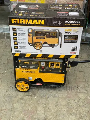 Firman 4.5kva Petrol Generator 100% Copper Coil