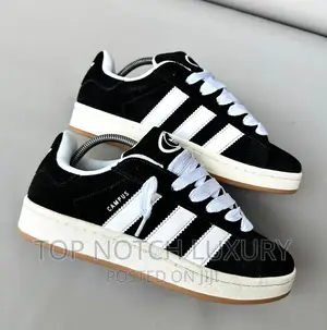 ORIGINAL Adidas Campus 00 Black/White’ MEN WOMEN SNEAKERS