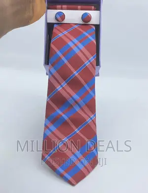 Stylish Classic Multicolor Luxe Men's Tie N Cufflinks