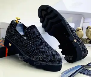 Versace Thick Quality Luxury Men Flat Shoe