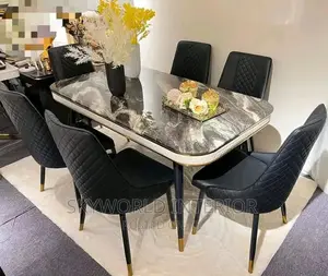 Foreign Dining Table With 6 Chairs