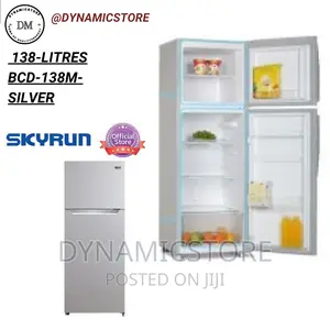 Skyrun 138-Litres Double Door Top Mount Fridge