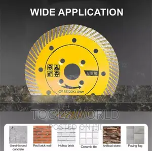 Turbo Diamond Cutting Wheel 115mm