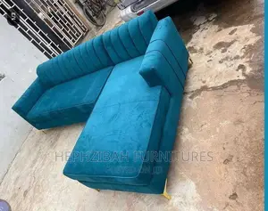 Modern L Shapee Velvet Sofa