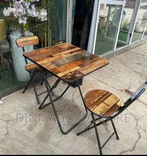 Table and Two Chairs