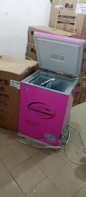 LG Ice Block Deep Freezer,Low Voltage Fuly Copper,Blue/Pink