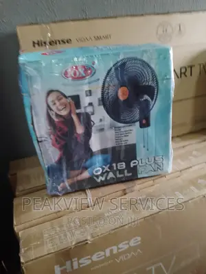 The New (Wf1618) Ox Plus 18 Inch Wall Fan