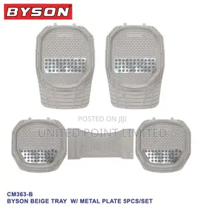 Car Footmat Sunrise Chrome Gray